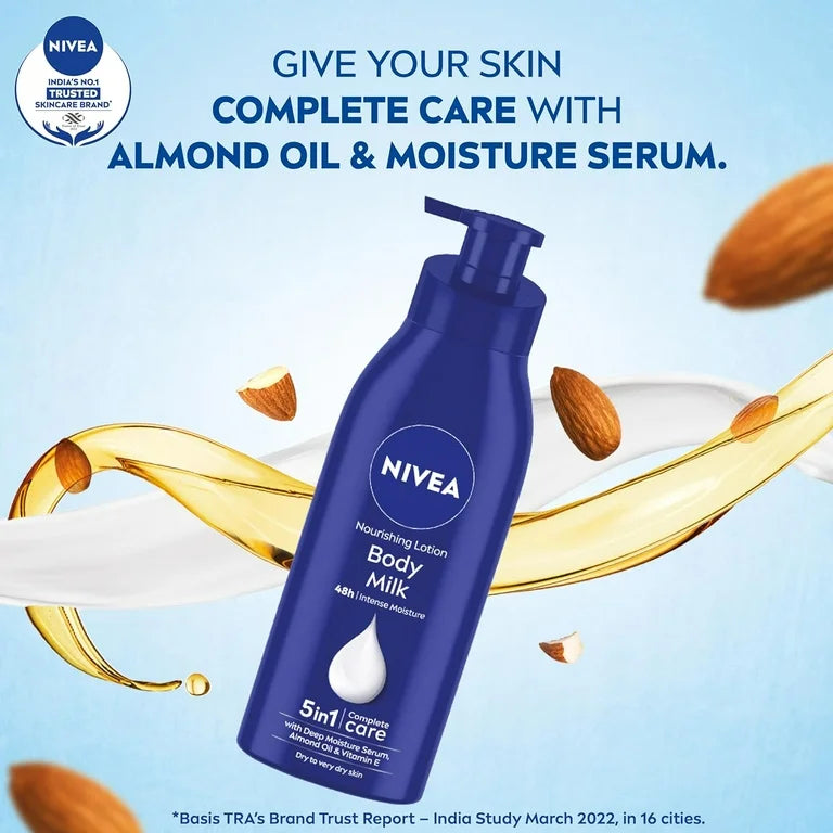 Nivea Nourishing Lotion Body Milk 5in1  400 ML (3) Pack