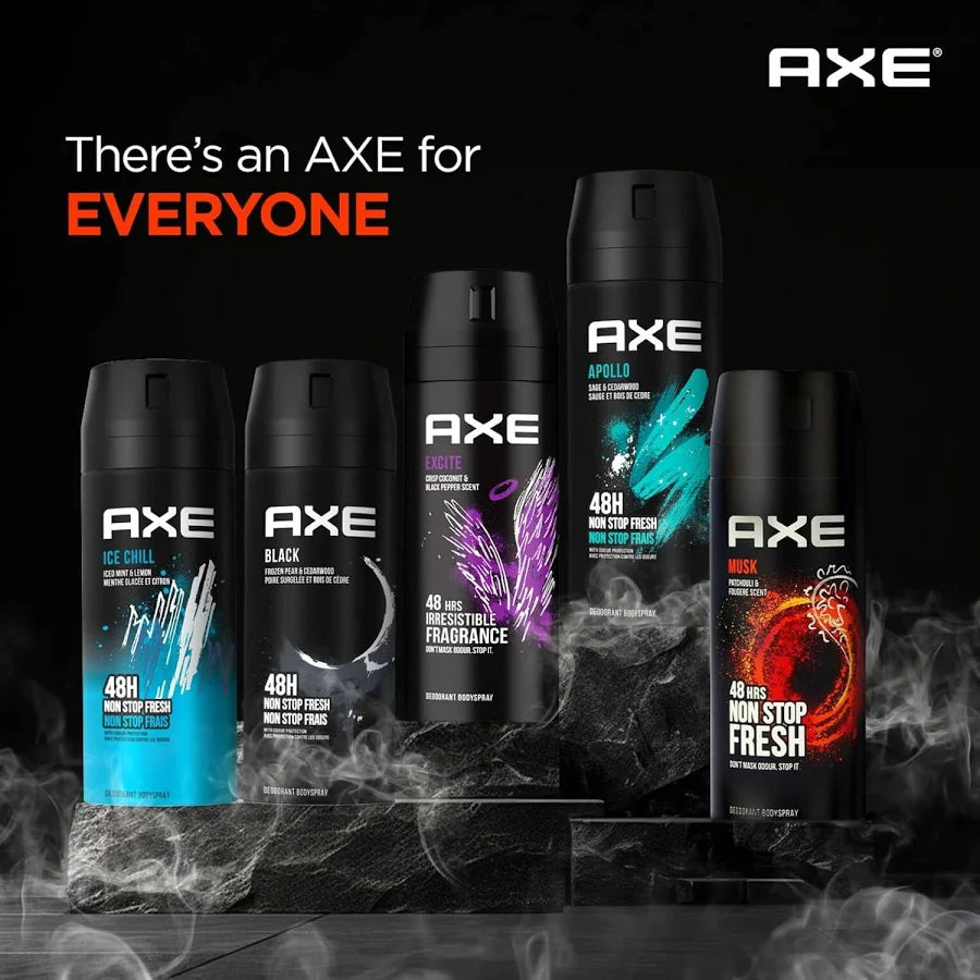 Axe Gold Oud wood & Vanilla Non Stop Fresh 150 ML pack of 6